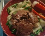 牛カルビと余り野菜のオイスター炒め♪作り方10写真