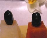 オレンジ味の大根人参アートのおひな様作り方3写真