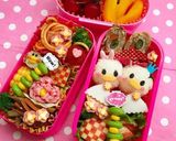 ツムツム♡キャラ弁 ♡デイジードナルド作り方1写真