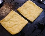 痛風対策!ふわたまひじきの油揚げサンド作り方3写真