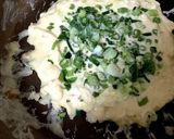たれソースのねぎチーズお好み焼き作り方3写真