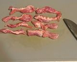 おつまみに！せせりのポン酢炒め作り方1写真