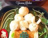 月見団子うさちゃん和弁当 鮭昆布巻き作り方1写真