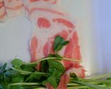 レンジで簡単！お弁当にも＊豆苗の豚肉巻き作り方2写真