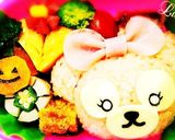 運動会☆キャラ弁☆ダッフィー作り方5写真