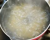 アボカドと蒸し鶏の濃厚クリームパスタ作り方1写真