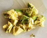 アボカドと蒸し鶏の濃厚クリームパスタ作り方3写真