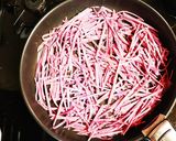 紫芋のカリカリきんぴら作り方5写真