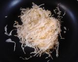 さば水煮缶と千切りキャベツ作り方1写真