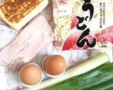 簡単名古屋めし♪味噌煮込み風鍋焼きうどん作り方1写真