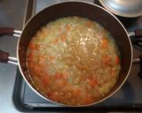 簡単！ソーセージと野菜のスープ　ドイツ作り方4写真