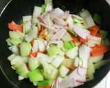 余った野菜で中華丼作り方3写真