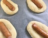 食欲の秋 おっきいソーセージパン作り方5写真