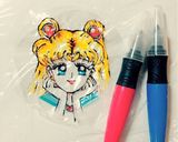 セーラームーン★のオブアートキャラ弁作り方1写真