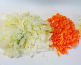 簡単!カレー香る♪挽き肉ご飯作り方1写真