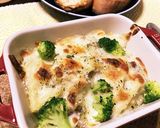 市販ソースなし！チキンとキノコのグラタン作り方9写真