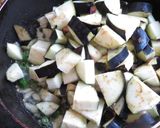 茄子とみょうがの油味噌炒め煮：覚書作り方4写真