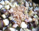 茄子とみょうがの油味噌炒め煮：覚書作り方6写真