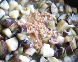 茄子とみょうがの油味噌炒め煮：覚書作り方6写真