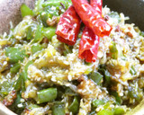 茄子とみょうがの油味噌炒め煮：覚書作り方10写真