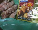 日清唐揚げ粉を使った焼き鳥作り方1写真