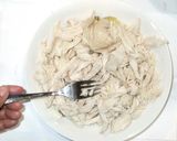 ナスと蒸し鶏のサラダ♪簡単トマト大葉と作り方10写真