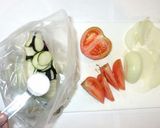 ナスと蒸し鶏のサラダ♪簡単トマト大葉と作り方7写真