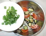 ナスと蒸し鶏のサラダ♪簡単トマト大葉と作り方15写真