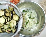 ナスと蒸し鶏のサラダ♪簡単トマト大葉と作り方12写真