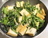 大根葉と厚揚げとちりめんじゃこの炒め煮作り方5写真