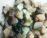 超簡単な酒の肴！しめ鯖とガリの和え物♪作り方3写真