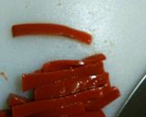 赤こんにゃくとピーマンのきんぴら作り方4写真