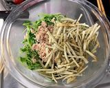 ごぼうと豆苗のサラダ作り方6写真
