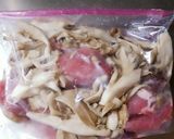 豚ヒレ肉と舞茸の柔らか炒め作り方2写真