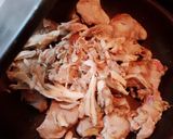 豚ヒレ肉と舞茸の柔らか炒め作り方6写真