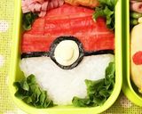 キャラ弁 ピカチュー モンスターボール作り方3写真