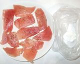 マグロのピカタ♪刺身の残りリメイク簡単作り方3写真
