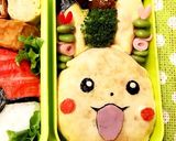 キャラ弁 ピカチュー モンスターボール作り方7写真