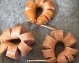 お弁当に お花のウインナー作り方4写真