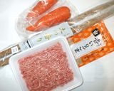 きんぴら牛蒡ハンバーグ♪簡単アレンジ作り方1写真