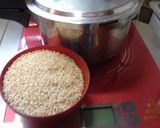 最もお手軽にキッチンヒーターで玄米炊飯作り方3写真