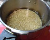 最もお手軽にキッチンヒーターで玄米炊飯作り方7写真