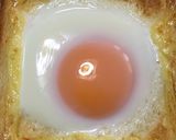 目玉焼きトースト+お絵描き作り方11写真