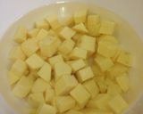 やさしい色のさつまいもご飯作り方1写真