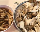 4種の木の子の炊き込みおこわ作り方1写真