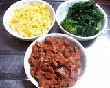 魚肉ソーセージで三色丼作り方4写真