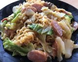 辛ラーメンで辛旨ナポリタン風作り方5写真