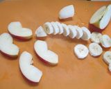 チーズりんごバナナのトースト☆マヨかけ作り方1写真