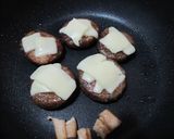 じゃがこぶおろしのチーズがけ椎茸作り方4写真
