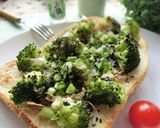 ブロ×おかかのごま葱*わさび塩トースト作り方6写真